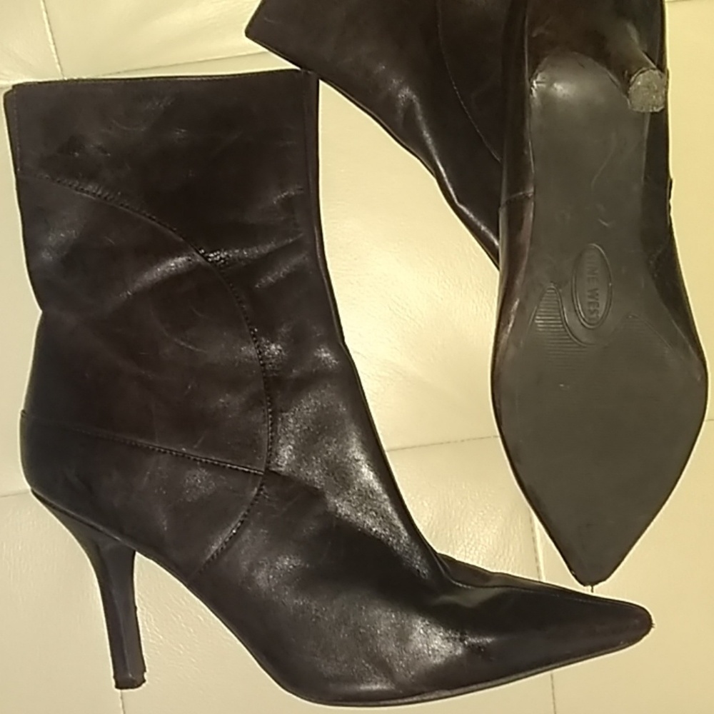 Red & Brown boots (2 pairs of boots)